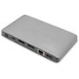 Digitus Estación de Acoplamiento Thunderbolt 3 8K USB Type-C 60W, 2 DisplayPort, Lector de Tarjetas, Ethernet Gigabit