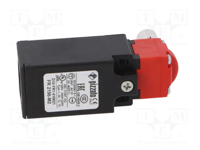 PIZZATO ELETTRICA Interruptor de seguridad de bisagra FR NC x3 IP67