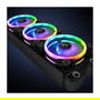 Thermaltake Riing Trio 14 RGB TT Premium Edition Ventilador 140mm Paquete de 3 Negro Gris
