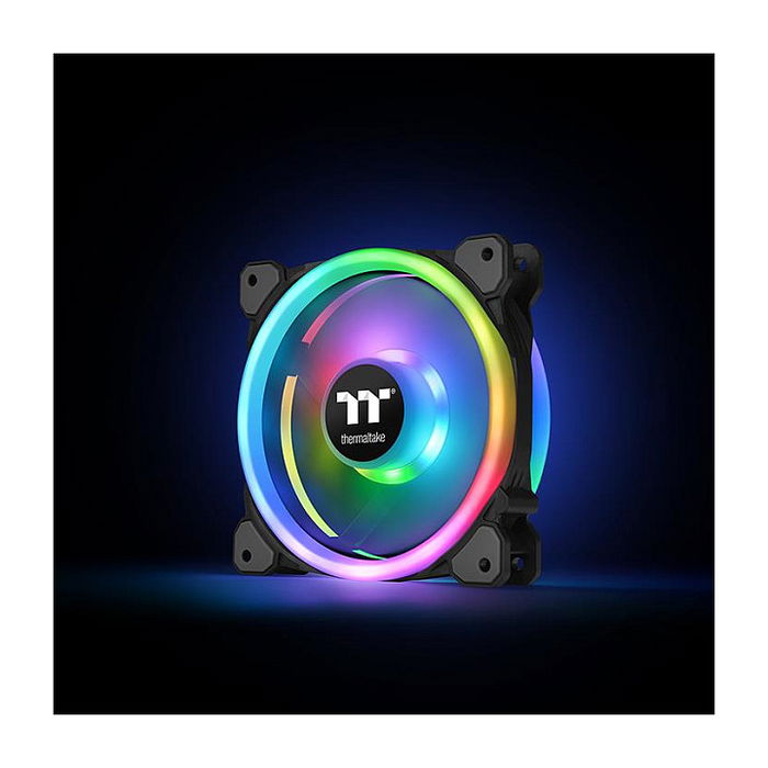 Thermaltake Riing Trio 14 RGB TT Premium Edition Ventilador 140mm Paquete de 3 Negro Gris