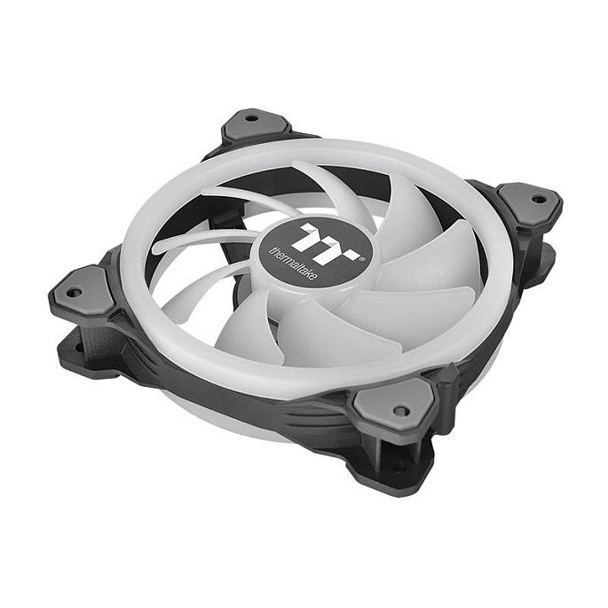 Thermaltake Riing Trio 14 RGB TT Premium Edition Ventilador 140mm Paquete de 3 Negro Gris
