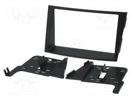 METRA Bastidor de montaje de radio 2 DIN para Subaru, Negro