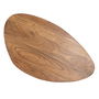 S/2 Mesa Centro Natural Madera-Metal 110 X 63 X 40 cm