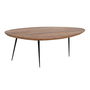 S/2 Mesa Centro Natural Madera-Metal 110 X 63 X 40 cm