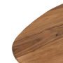 S/2 Mesa Centro Natural Madera-Metal 110 X 63 X 40 cm