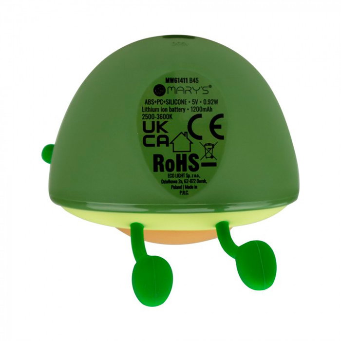 Mary´S Lámpara nocturna LED recargable modelo aguacate