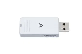 Epson Adaptador Wifi USB ELPAP11 - Dual Function Wireless Adapter 5GHz & Miracast, Color Blanco