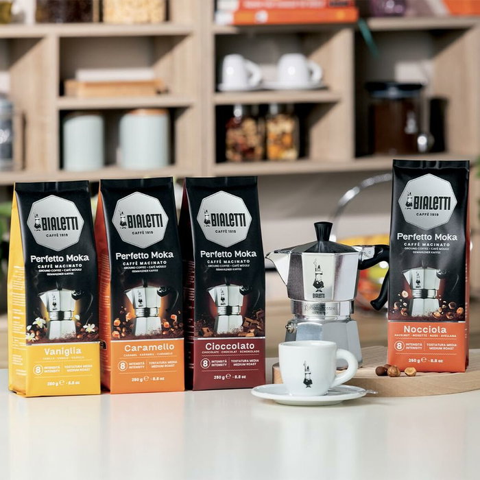 Bialetti Perfetto Moka Café Molido con Sabor a Chocolate 250 g Bialetti Perfetto Moka Café Molido con Sabor a Chocolate 250 g