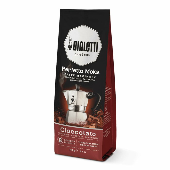 Bialetti Perfetto Moka Café Molido con Sabor a Chocolate 250 g Bialetti Perfetto Moka Café Molido con Sabor a Chocolate 250 g