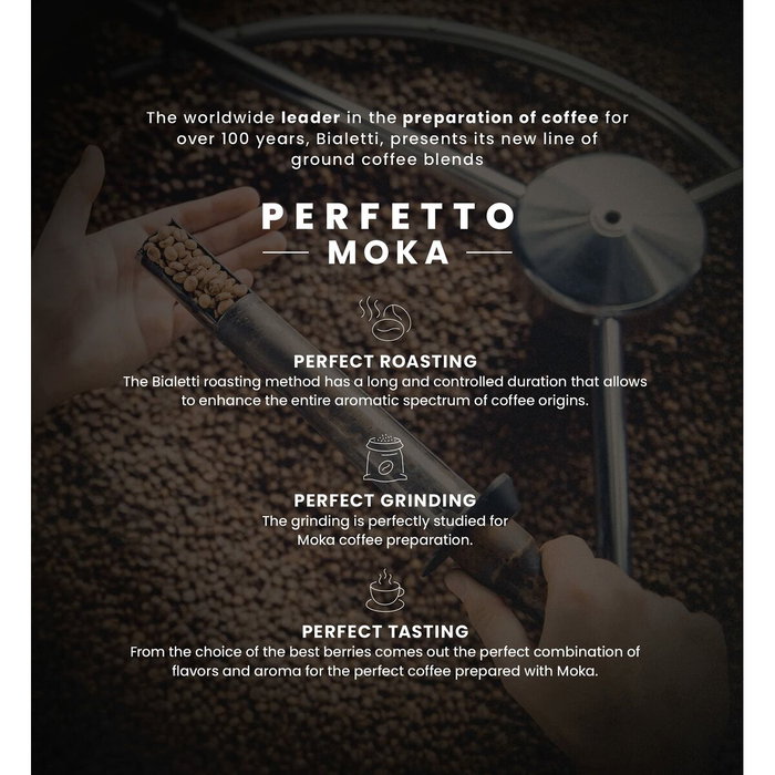 Bialetti Perfetto Moka Café Molido con Sabor a Chocolate 250 g Bialetti Perfetto Moka Café Molido con Sabor a Chocolate 250 g