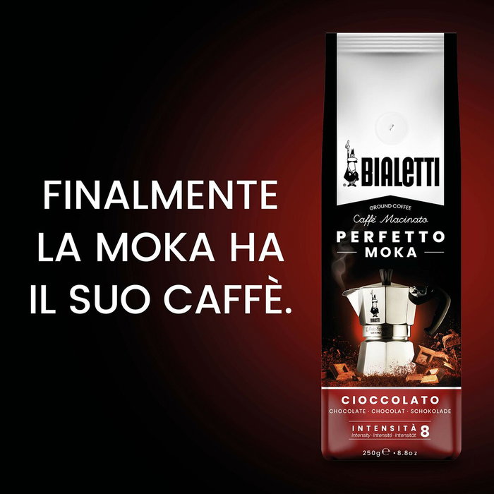 Bialetti Perfetto Moka Café Molido con Sabor a Chocolate 250 g Bialetti Perfetto Moka Café Molido con Sabor a Chocolate 250 g