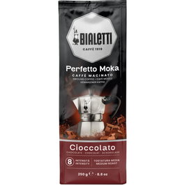 Bialetti Perfetto Moka Café Molido con Sabor a Chocolate 250 g