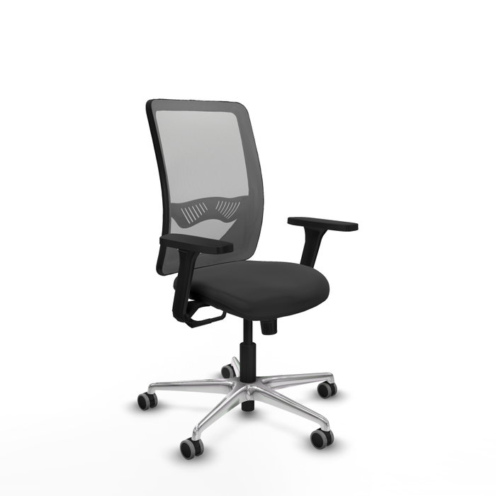 PIQUERAS Y CRESPO Silla de oficina Zulema con mecanismo Sincro, Brazos 3D y Malla Gris PIQUERAS Y CRESPO Silla de oficina Zulema con mecanismo Sincro, Brazos 3D y Malla Gris