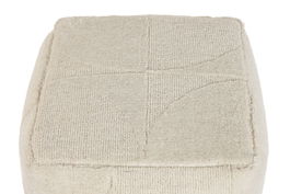 DKD Home Decor Carpets 2c25 Reposapies Boho Crudo 45 x 45 x 45 cm