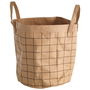 Day Cesta Diámetro 30 cm Altura 30 cm Multiusos Papel Cuadros con Asas