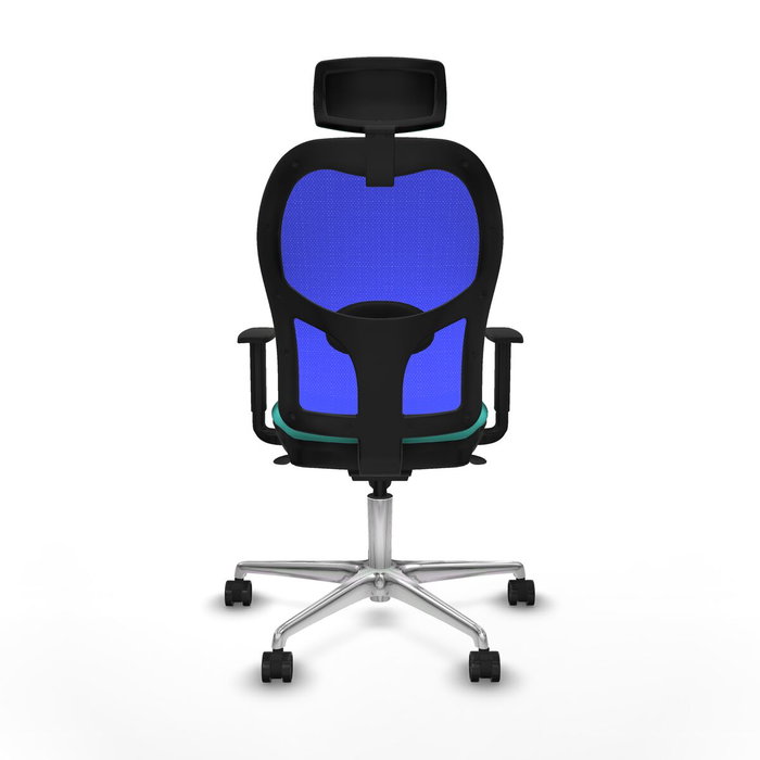 PIQUERAS Y CRESPO Silla de oficina Jorquera Turquesa y Azul