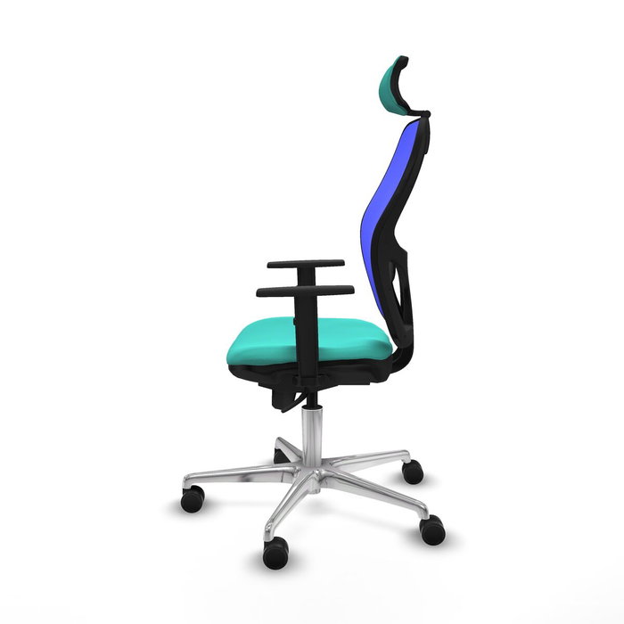 PIQUERAS Y CRESPO Silla de oficina Jorquera Turquesa y Azul
