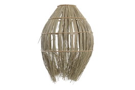 DKD Home Decor Pantalla Seagrass 36x36x48 Natural