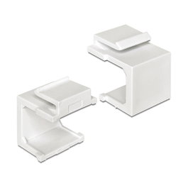 DeLOCK 86314 Keystone Abdeckung Blanco 4 unidades