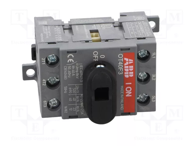 ABB Interruptor de aislamiento OT 3 polos 40A ABB Interruptor de aislamiento OT 3 polos 40A