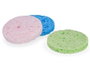 Berilo Set 3 Esponjas Desmaquillantes Surtidos Colores Azul, Rosa y Verde 8x29x1 cm (Set de 38)