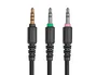 Q-connect Auricular Gaming con Micrófono Ajustable e Iluminación LED Negro