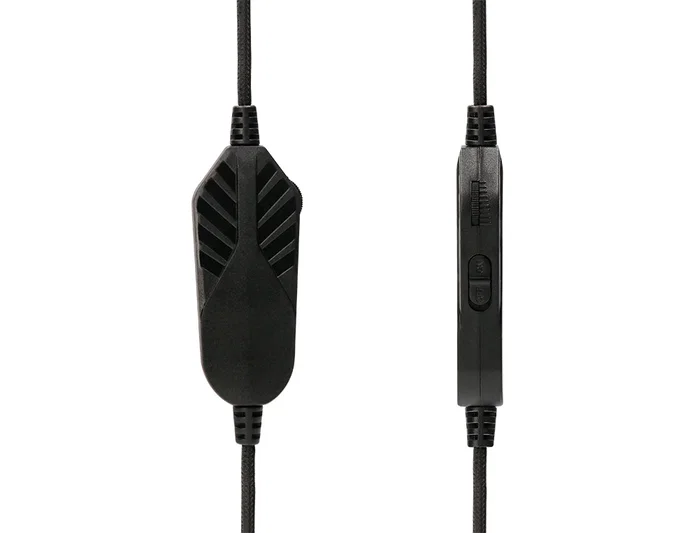 Q-connect Auricular Gaming con Micrófono Ajustable e Iluminación LED Negro
