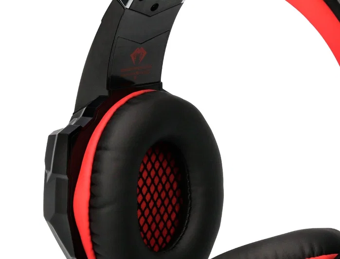 Q-connect Auricular Gaming con Micrófono Ajustable e Iluminación LED Negro