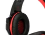 Q-connect Auricular Gaming con Micrófono Ajustable e Iluminación LED Negro