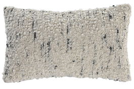 DKD Home Decor Cojin Tradicional India lino 1c25 Crema Negro 12 x 30 x 50 cm (2 Unidades)