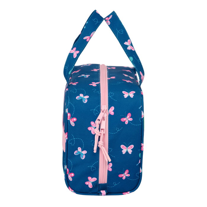 Neceser de Viaje BlackFit8 Mariposas Multicolor 31 x 14 x 19 cm