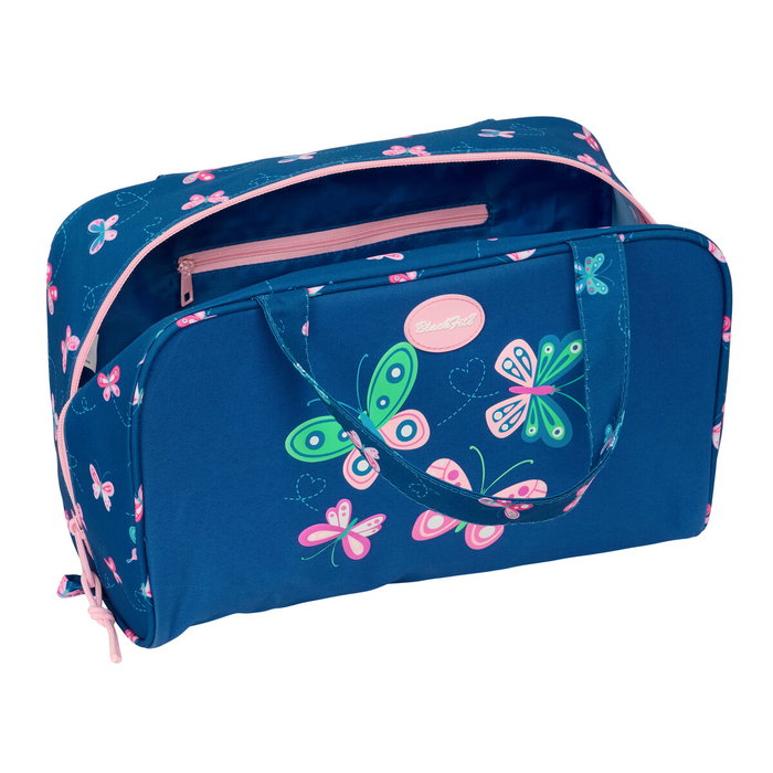 Neceser de Viaje BlackFit8 Mariposas Multicolor 31 x 14 x 19 cm