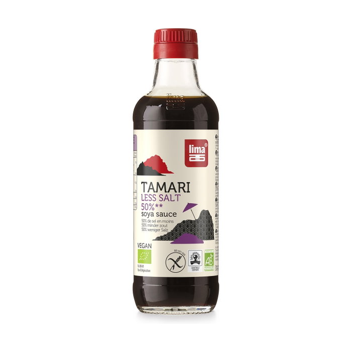 Lima Tamari Salsa de Soja 50% Menos Sal 250ml Lima Tamari Salsa de Soja 50% Menos Sal 250ml