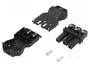 Wieland GST18I3SB1ZR1SW Toma de corriente negra con alivio de tensión
