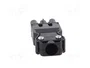 Wieland GST18I3SB1ZR1SW Toma de corriente negra con alivio de tensión