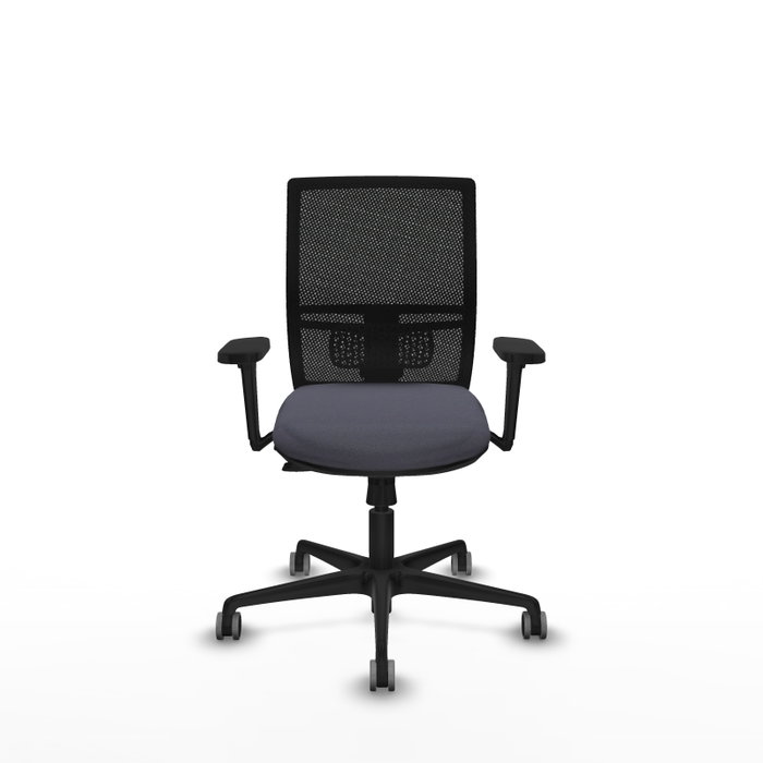 PIQUERAS Y CRESPO Silla de oficina Yunquera con mecanismo Sincro/Traslack, Gris oscuro y Negro PIQUERAS Y CRESPO Silla de oficina Yunquera con mecanismo Sincro/Traslack, Gris oscuro y Negro