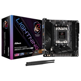 ASRock B650I Lightning WiFi Placa Base para AMD Socket AM5, Mini ITX, DDR5, WiFi 6E, 2.5Gb Ethernet