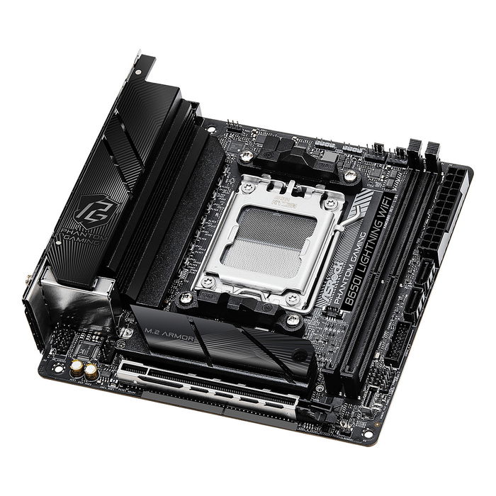 ASRock B650I Lightning WiFi Placa Base para AMD Socket AM5, Mini ITX, DDR5, WiFi 6E, 2.5Gb Ethernet