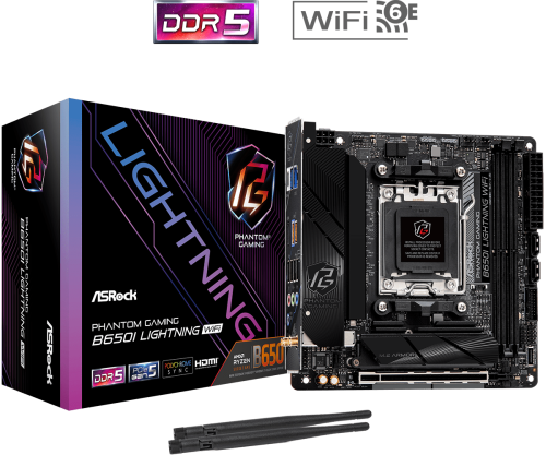 ASRock B650I Lightning WiFi mini ITX AMD B650