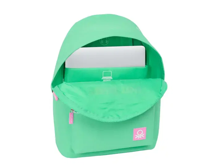 Safta Mochila Para Portátil 14,1 Benetton Mint Safta Mochila Para Portátil 14,1 Benetton Mint