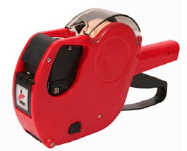 Etiquetadora De Precios Pryse Mx-2616 Roja 2 Lineas 10 Digitos