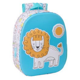 Safta Mochila 3D Lion 27x33x10 cm