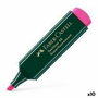 Set de Marcadores Fluorescentes Faber-Castell Textliner 48 Fucsia (10 Unidades)