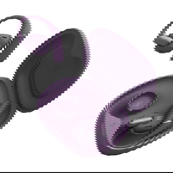 JBL Sense Pro True Wireless Open Sound Auriculares Intraurales Bluetooth 6.0 con Cancelación de Ruido IP54, Color Púrpura