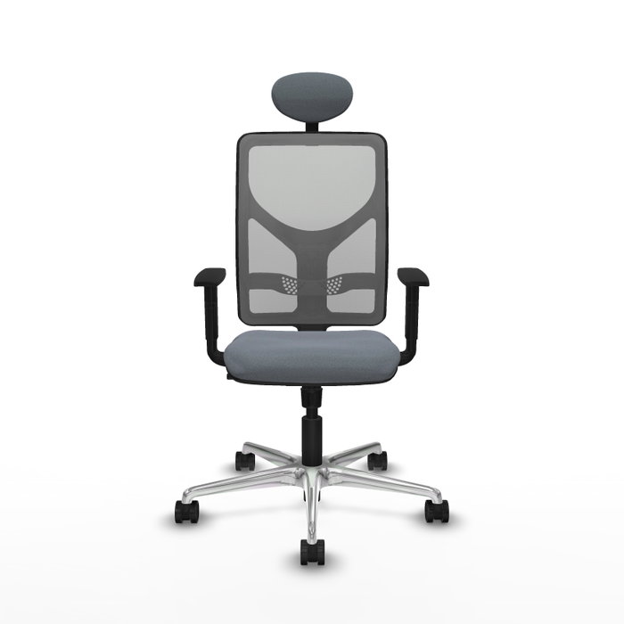 PIQUERAS Y CRESPO Silla de oficina Motilla con mecanismo Sincro Gris