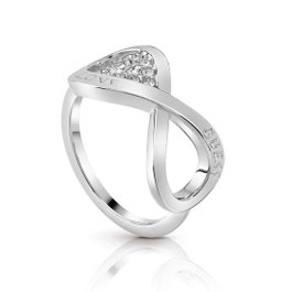 Guess Anillo Endless Love UBR85004-54 en Acero Inoxidable