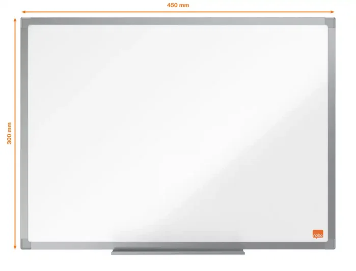 Nobo Pizarra blanca magnética acero lacado 450x300 mm con bandeja Nobo Pizarra blanca magnética acero lacado 450x300 mm con bandeja