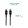 Mobilis Cargador de Pared GaN 100W con 2 USB-C y 1 USB-A, Negro