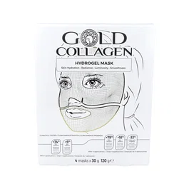 Gold Collagen Mascarilla Hydrogel 4 Unidades
