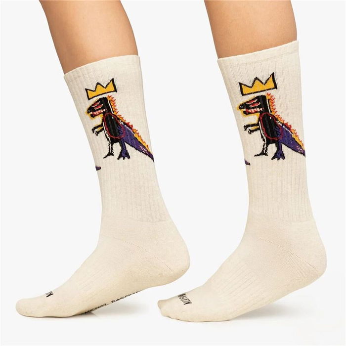Calcetines Jimmy Lion Athletic Basquiat Pez Dis Marrón 5
